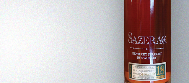 Sazerac 18 Year Rye (Fall 2014)