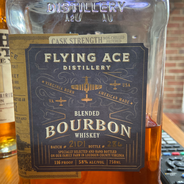 Flying Ace Distillery Blended Bourbon Whiskey