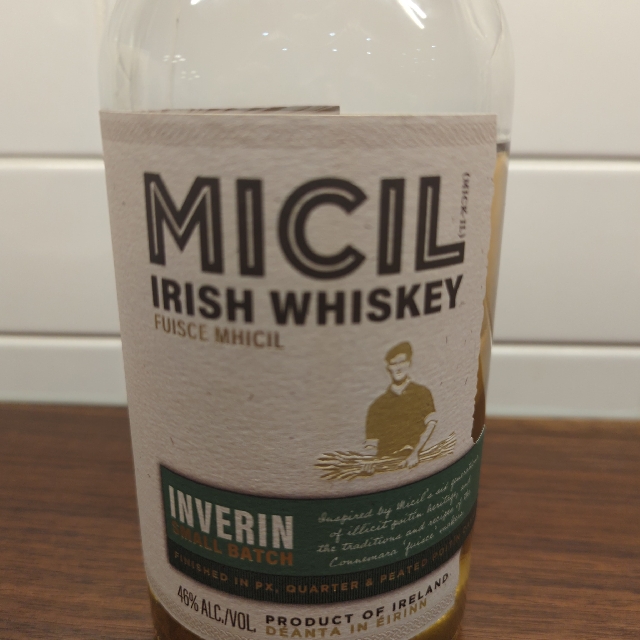 Micil Inverin Small Batch Irish Whiskey