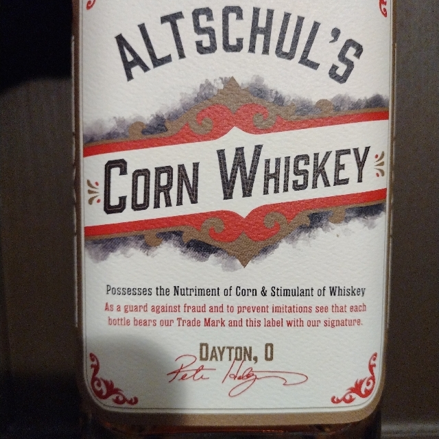 Altschul's Corn Whiskey