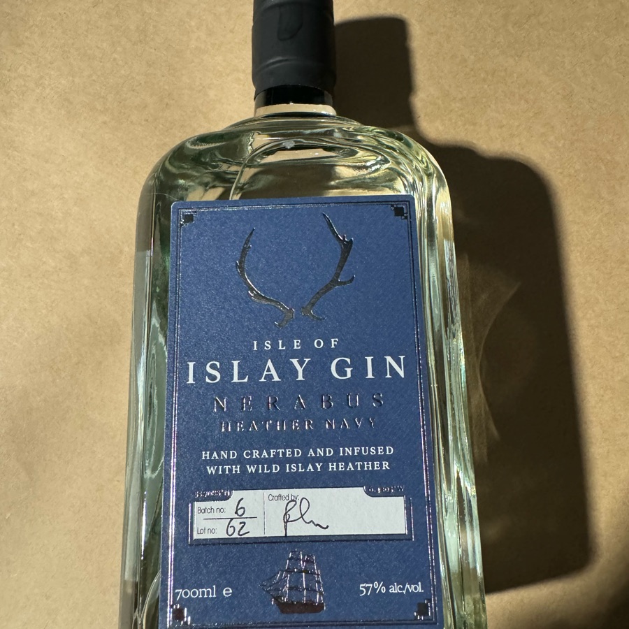 Isle Of Islay Gin Nerabus Heather Navy