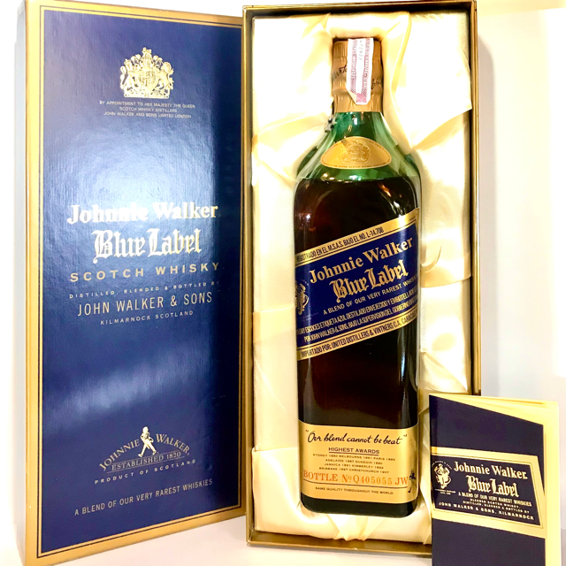 JOHNNIE WALKER BLUE LABEL (Bot 1990's)