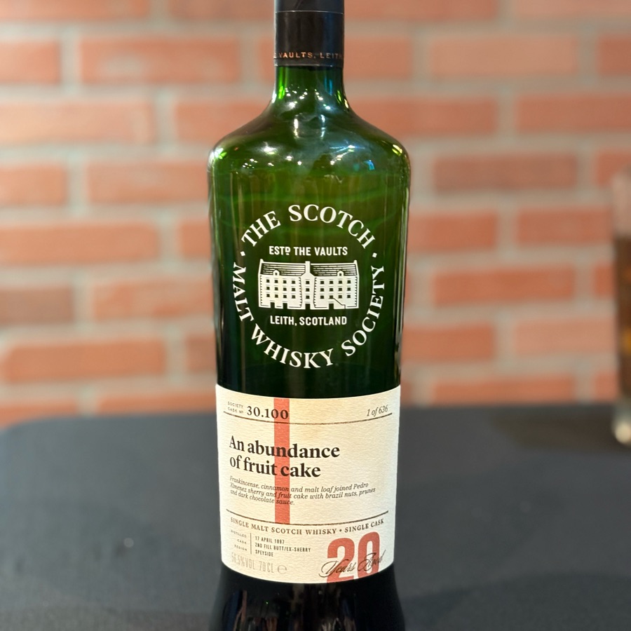 Scotch, Malt, Whiskey Society, Abundance, Fruit Cake