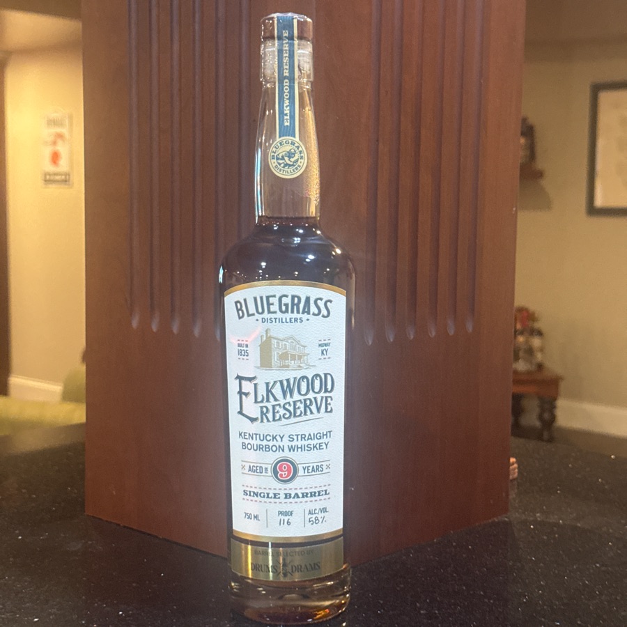 Elkwood Reserve Bourbon Single Barrel Release 20 Drums & Drams
