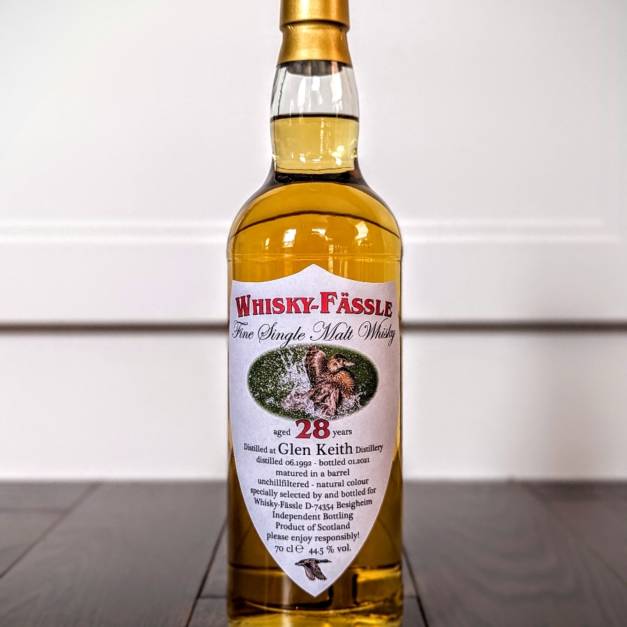 Whisky-Fässle Glen Keith 1992 28 Year Single Malt Scotch Whisky