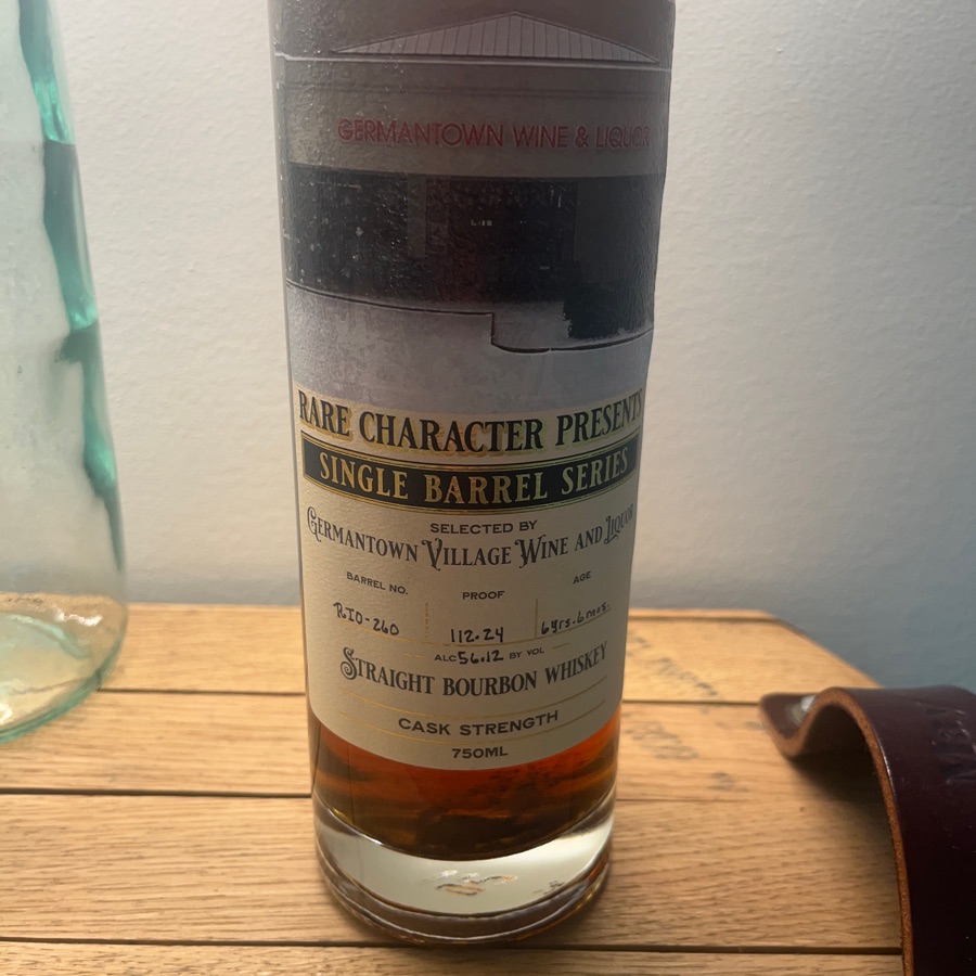 Rare Character Single Barrel (Germantown Village)