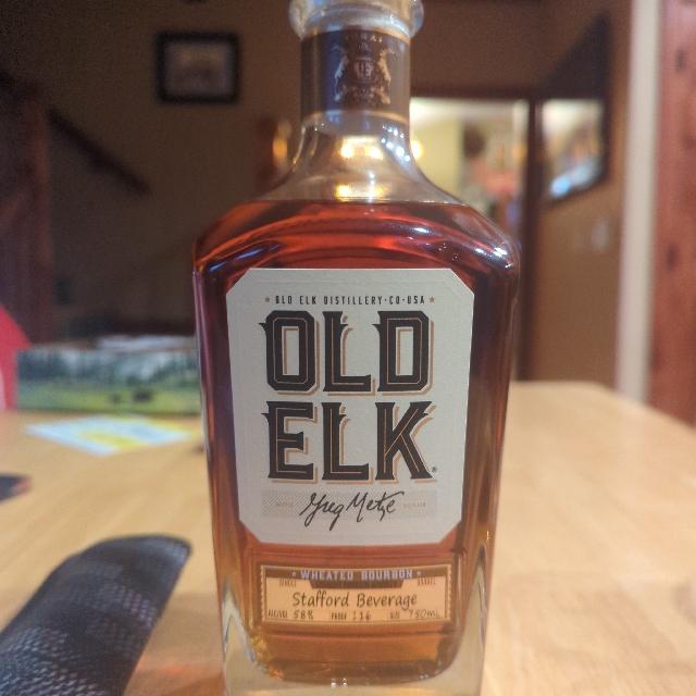 Old Elk Wheated Bourbon Single Barrel Stafford Beverage