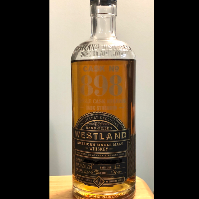 Westland American Single Malt Single Cask Release #898