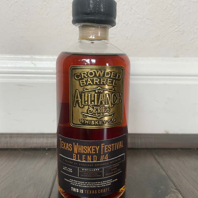 Crowded Barrel Alliance Series Texas Whiskey Festival Blend #4