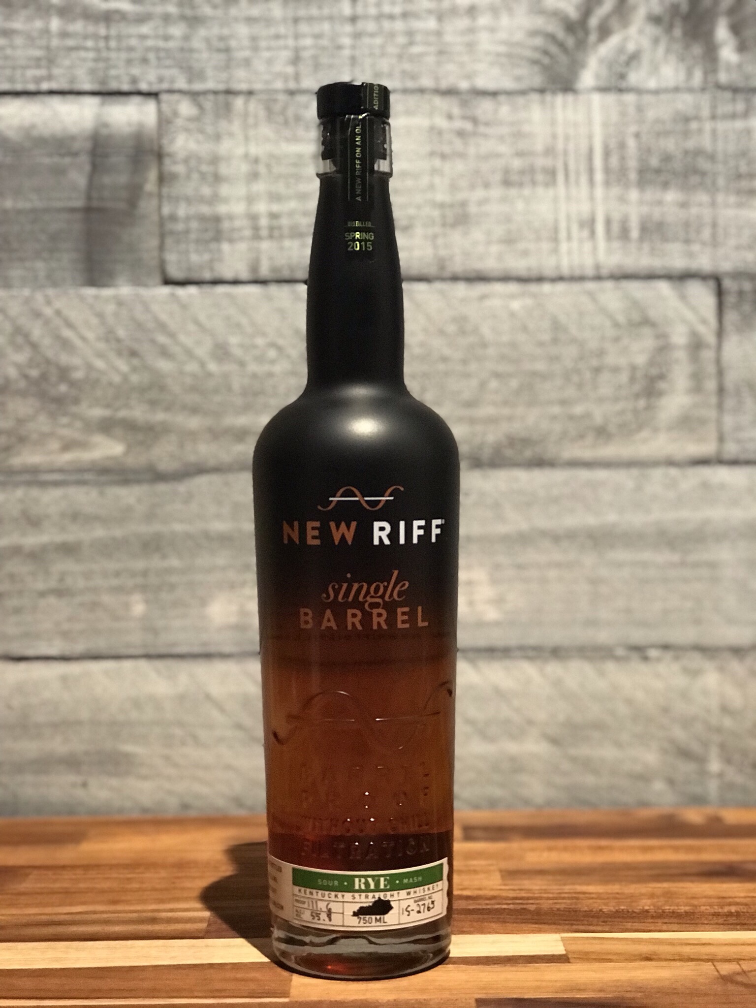 New Riff Single Barrel Rye (15-2765)