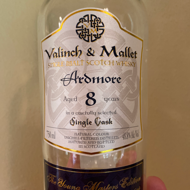 Valinch & Mallet Single Cask Young Masters 8 Year Bourbon Cask