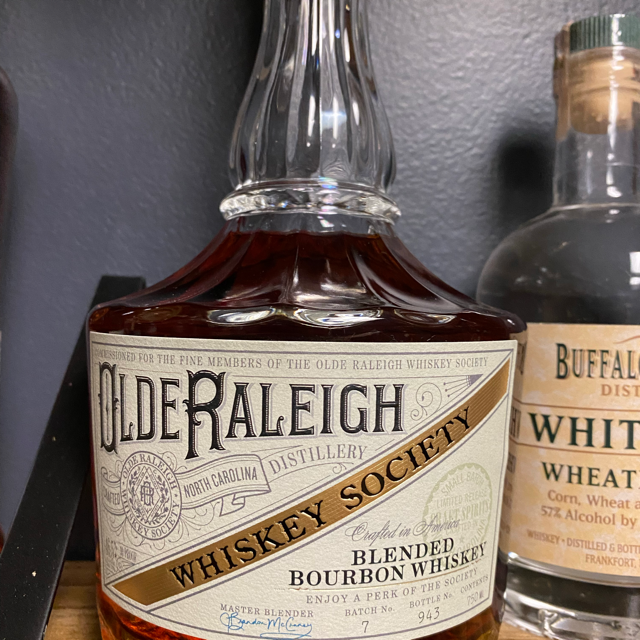 Olde Raleigh Whiskey Society Blended Bourbon (Batch 7: Catfish)