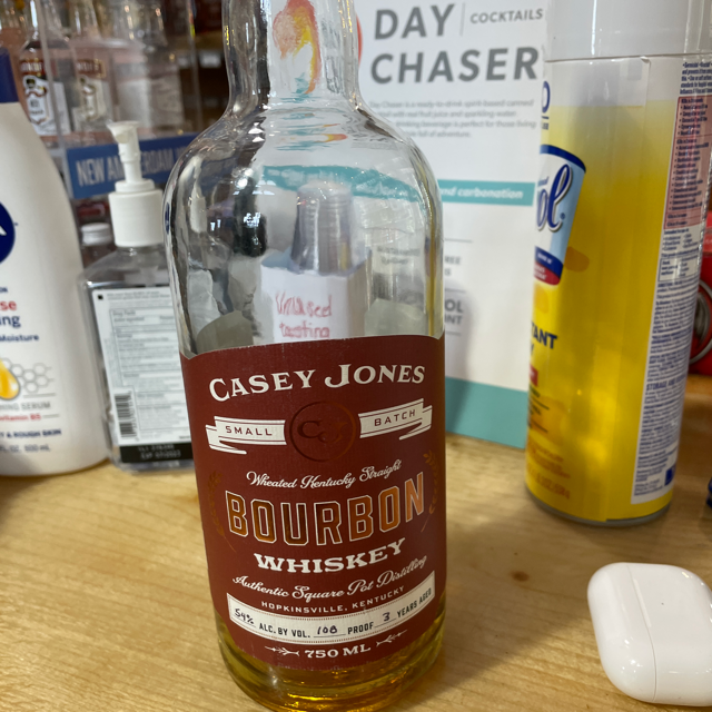 Casey Jones Bourbon whiskey