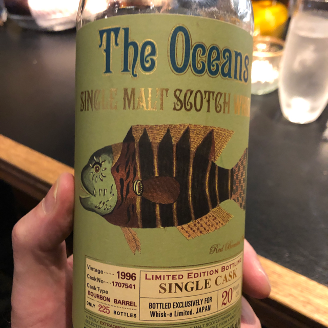 The Ocean's Glentauchers 1996 20y single malt scotch
