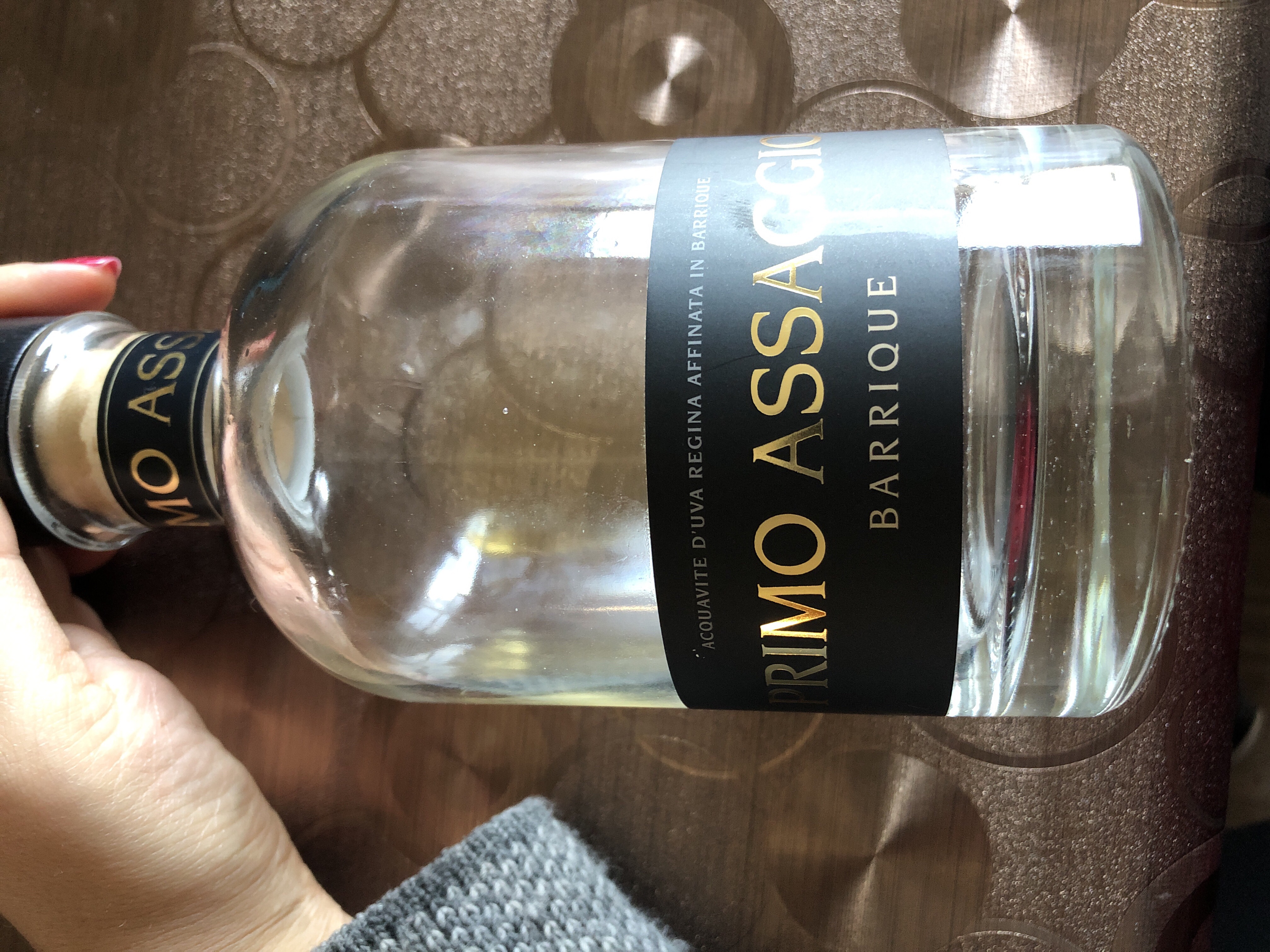 Grappa Primo Assaggio Barrique