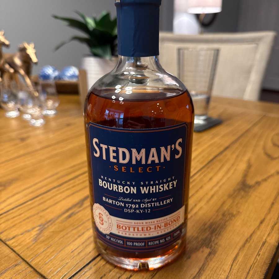 Stedman's Bourbon Whiskey Bottled-in-Bond