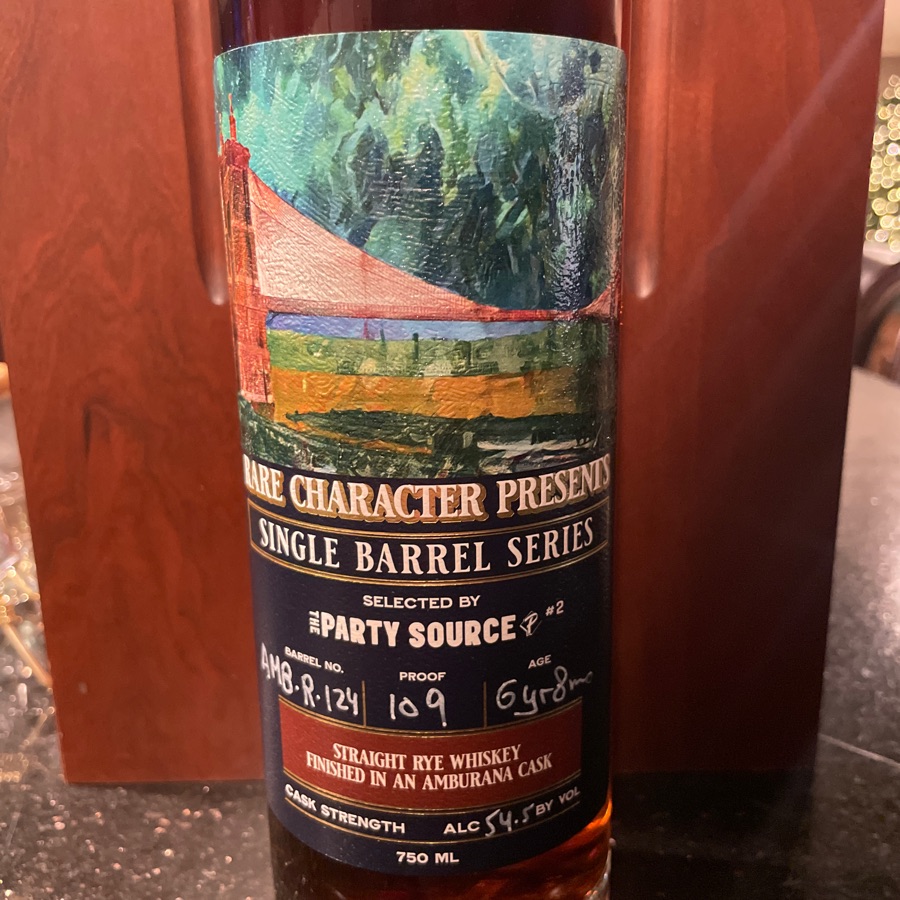 Rare Character Single Barrel Finished in Amburana Cask