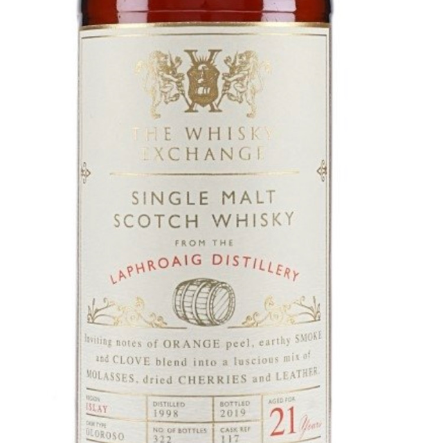 Laphroaig 21 yr Oloroso single cask