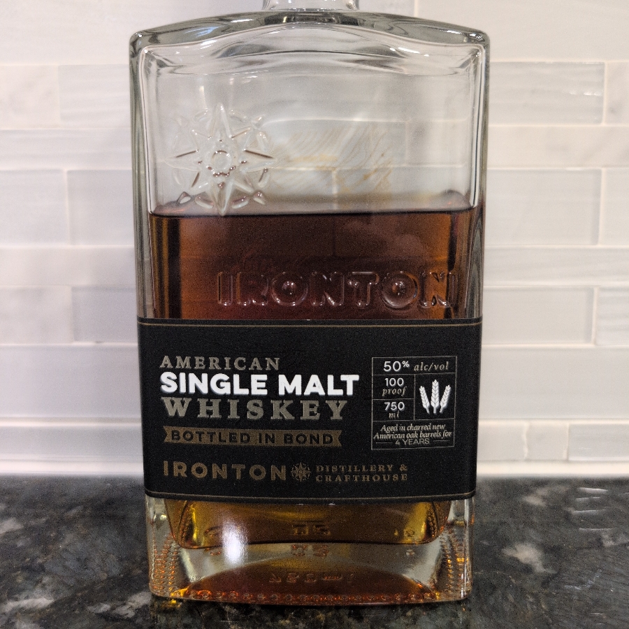 American Single Malt Whiskey Bottled in Bond