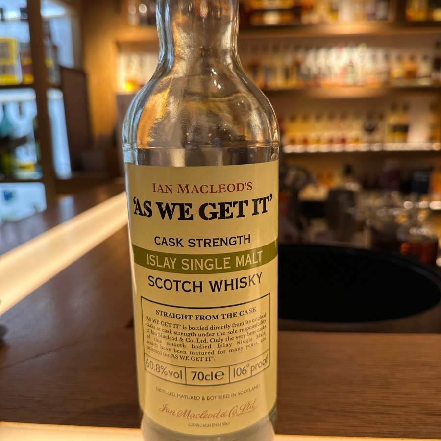 Ian Macleod's 'As We Get It' Cask Strength Islay Single Malt