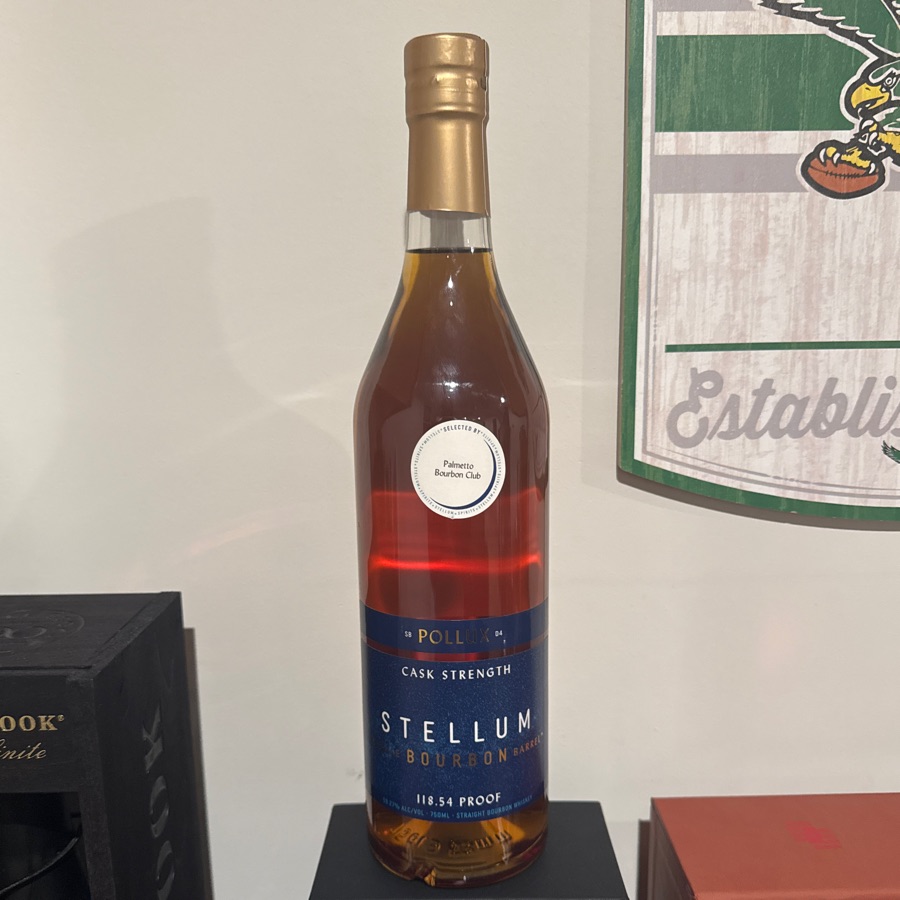 Stellum Bourbon Single Barrel Cask Strength (POLLUX -SB04) Palmetto Bourbon Club Pick