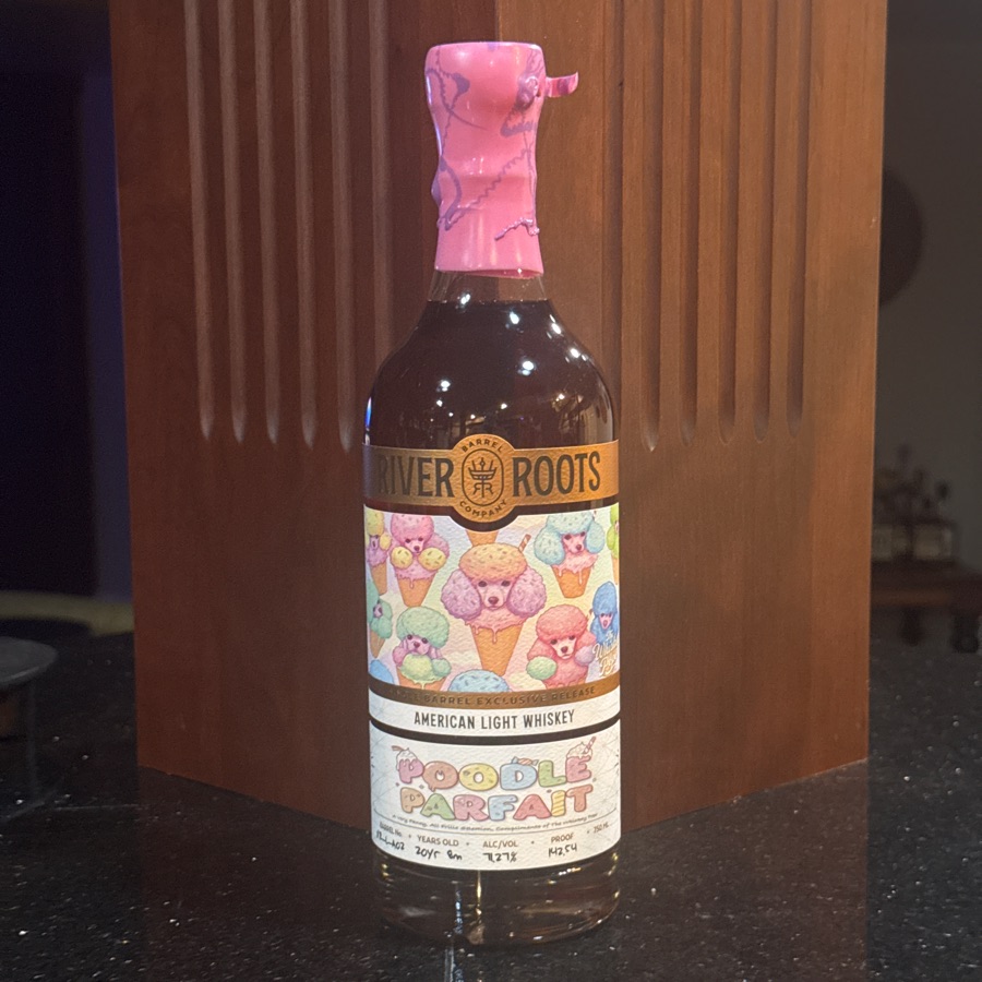 River Roots American Light Whiskey 20y 8m Barrel XR-L-A02 "Poodle Parfait"