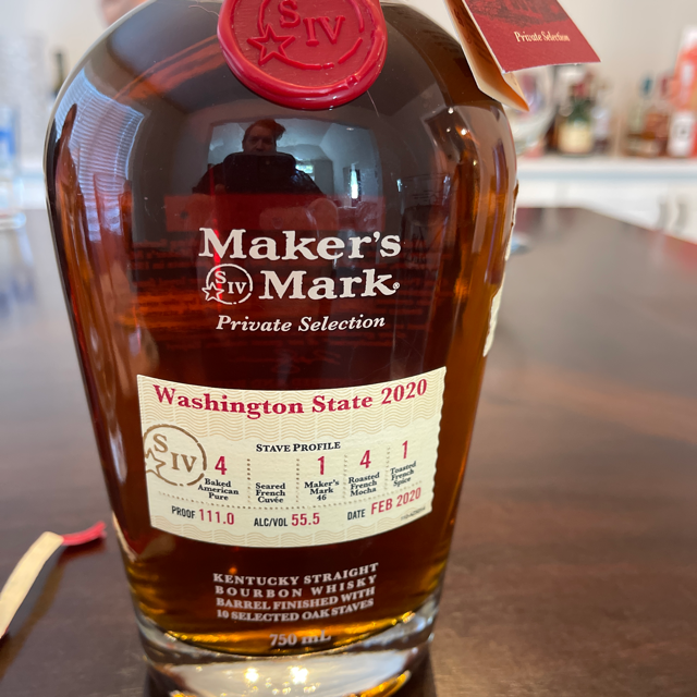 Makers Mark Private Selection Washington State 2020