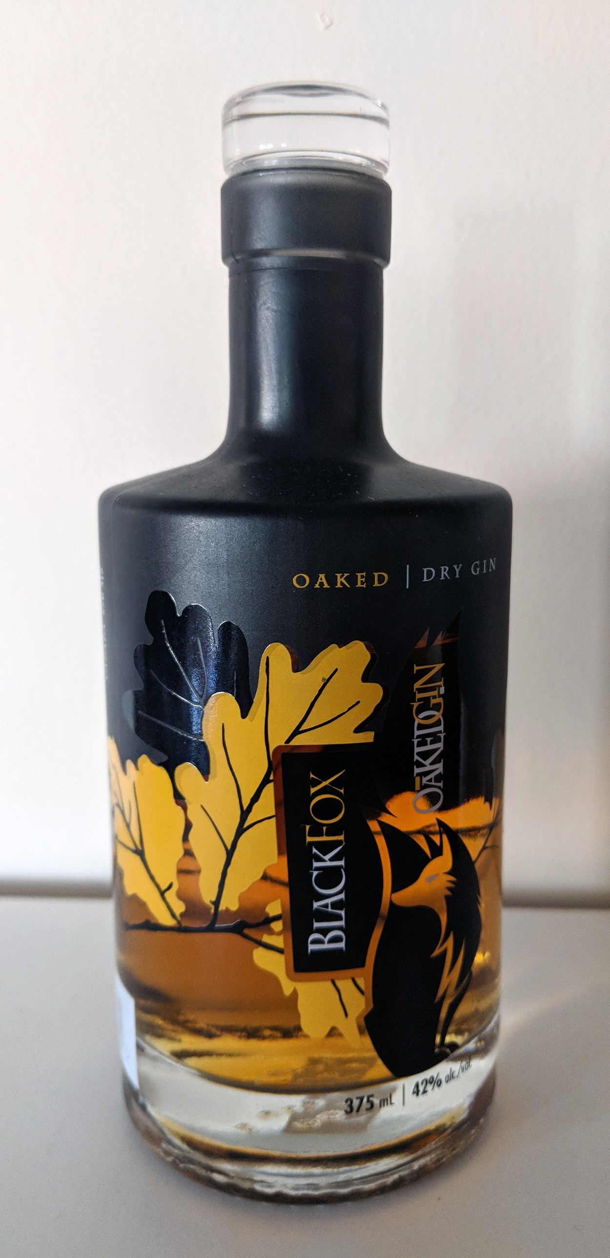 Black fox oaked gin