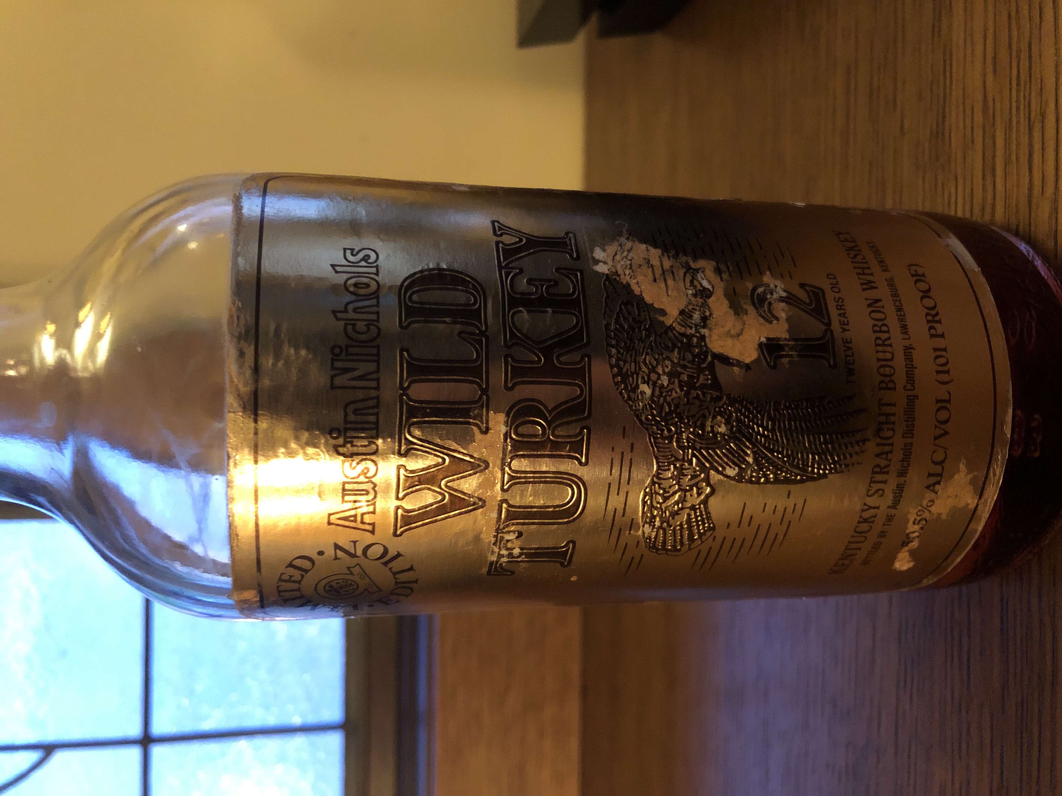 Wild Turkey 101 12 Year (Cheesy Gold Foil)