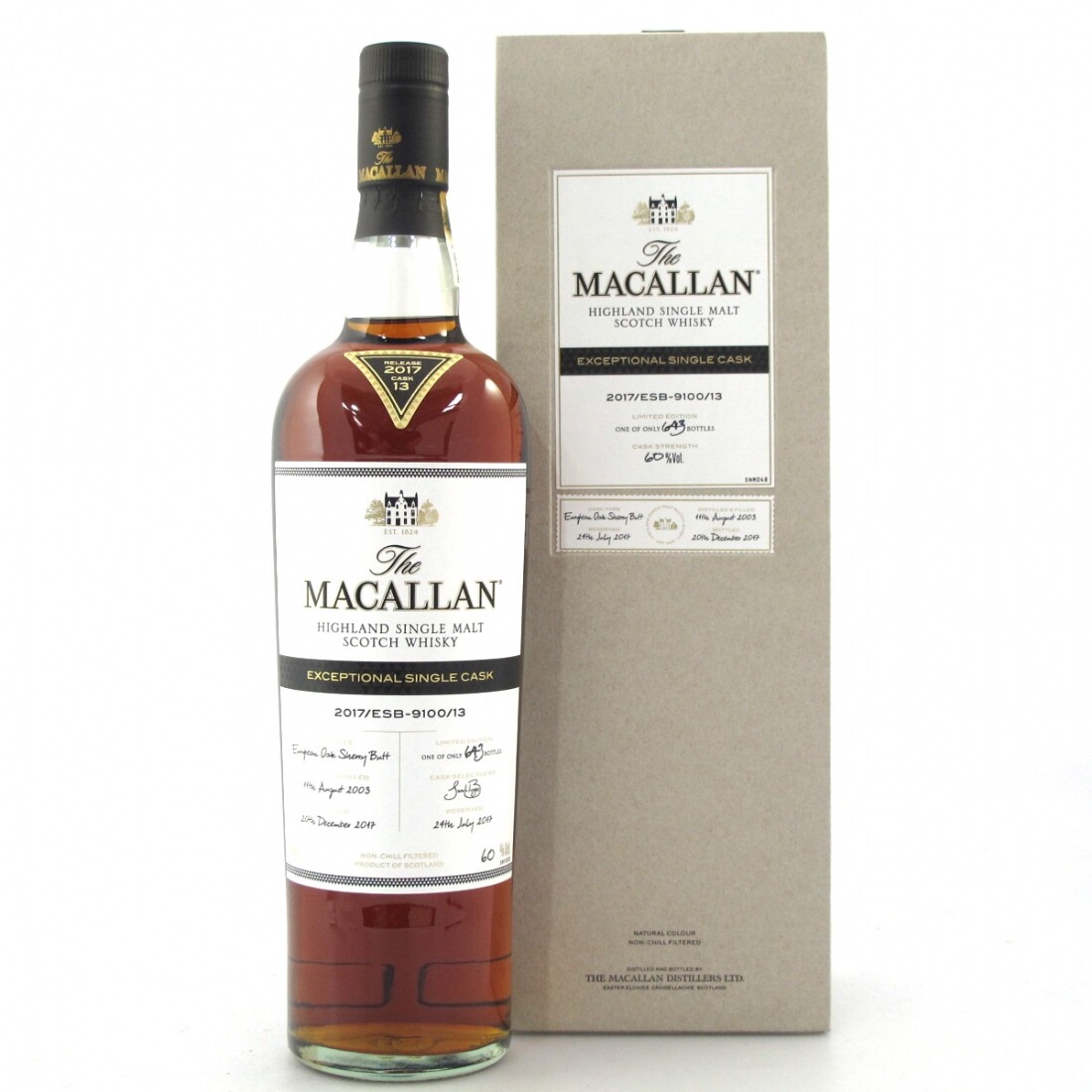 Macallan Exceptional Cask 2017/ESB-9100/13