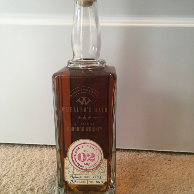 Wheeler's Raid No. 02 Cask Strength Bourbon