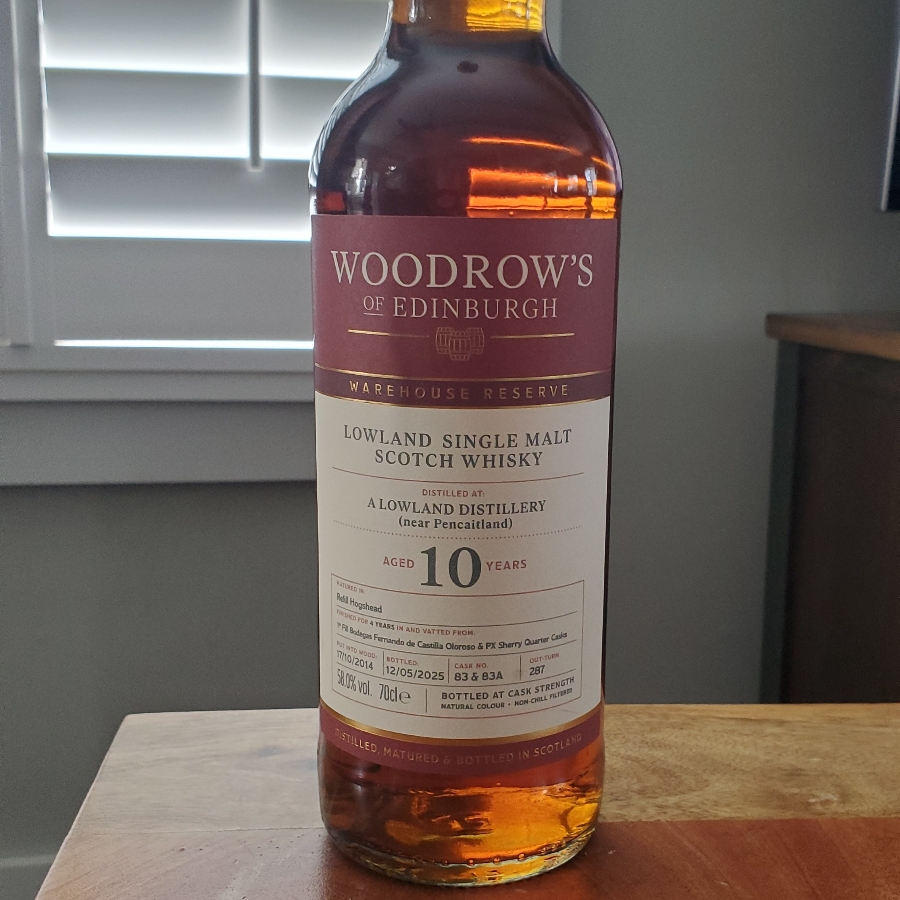 Woodrow's of Edinburgh Lowland Single Malt