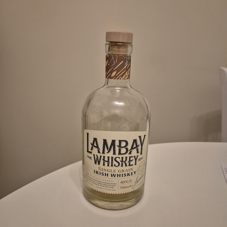 Lambay whiskey single grain