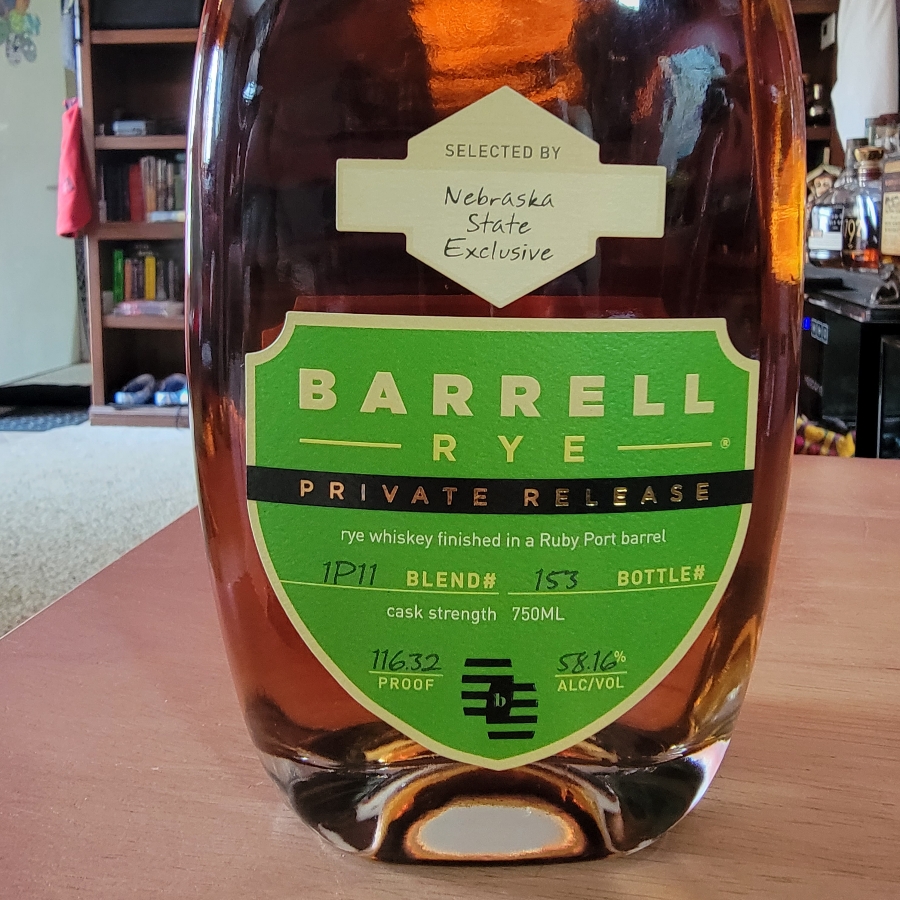Barrell Rye Private Release (1p11)