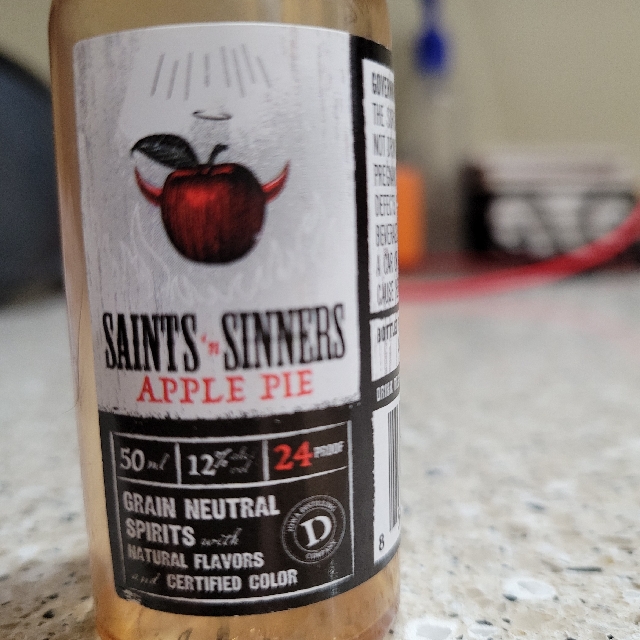 Saints 'n Sinners apple pie