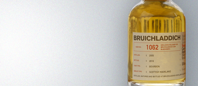 Bruichladdich #LaddieMP4 Cask #1062: Bourbon