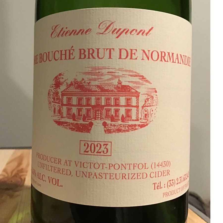 Etienne Dupont Cidre Bouché Brut De Normandie