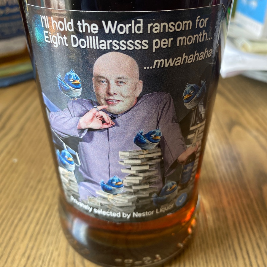 Old Forester Single Barrel Barrel Strength - Elon Musk $8 Nestor Pick