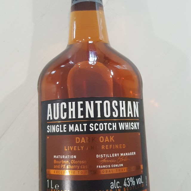 Auchentoshan dark oak