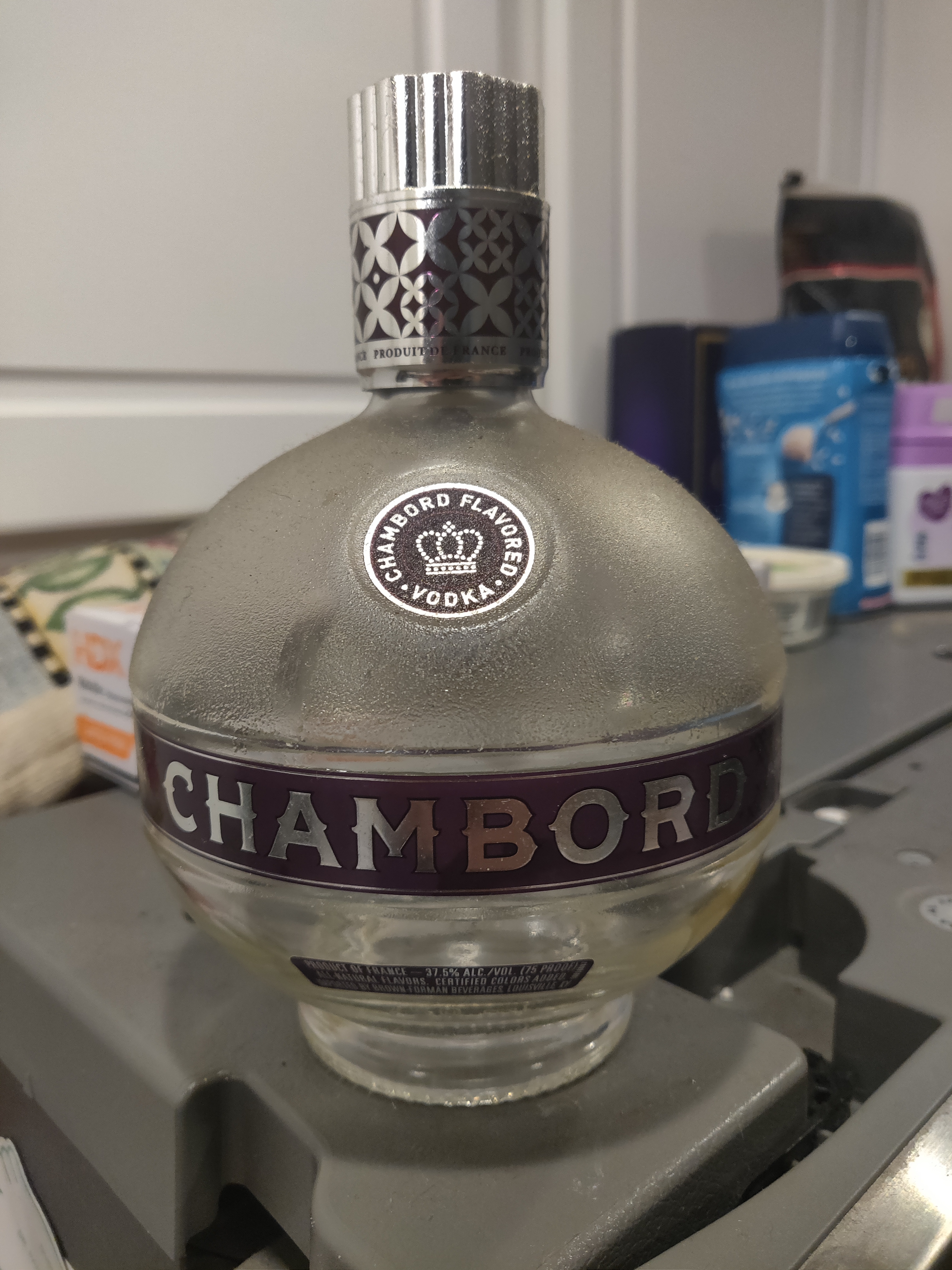 Chambord flavored vodka