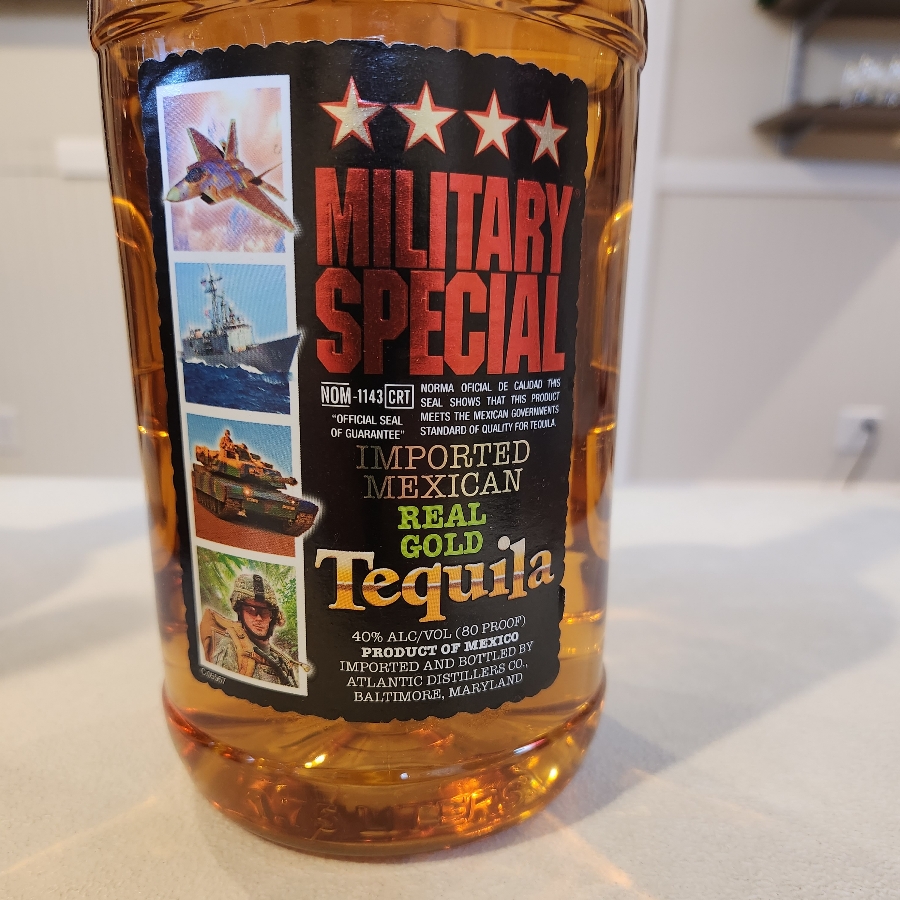 Military Special Real Gold Tequila