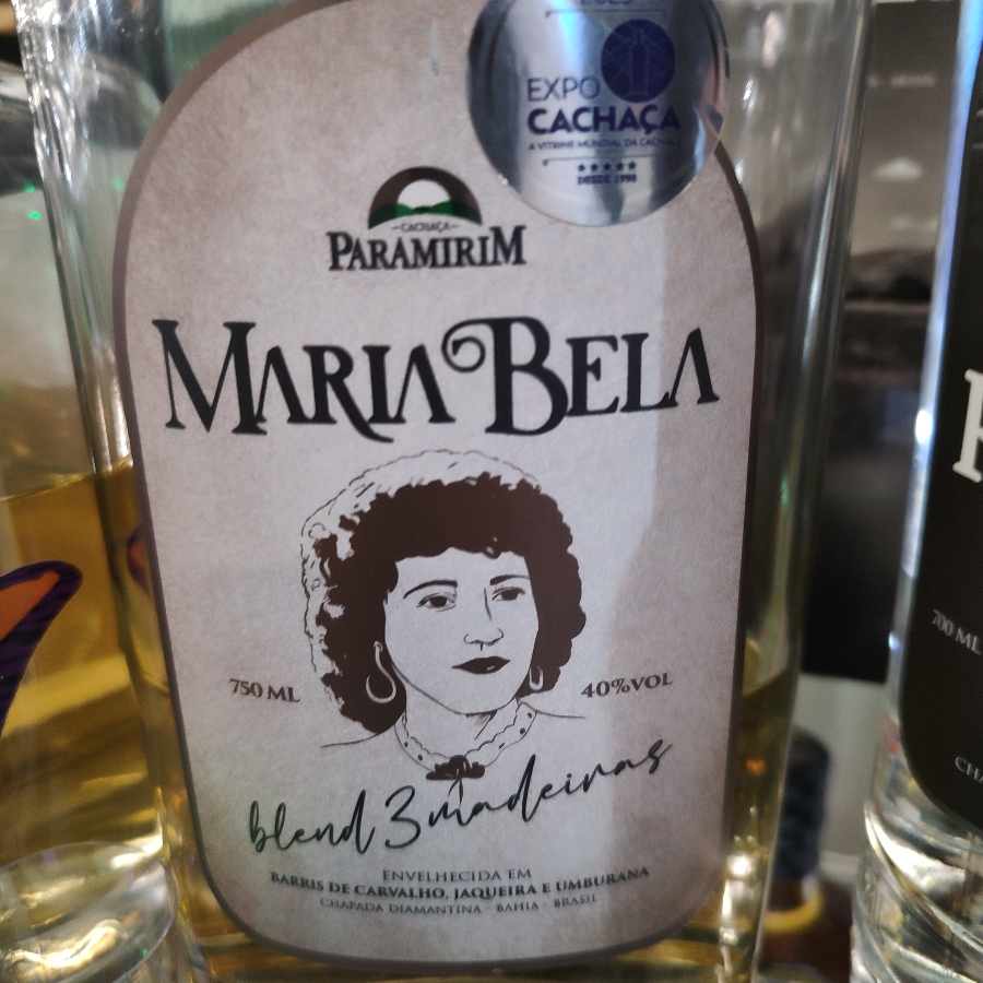 CACHAÇA PARAMIRIM MARIA BELA BLEND 3 MADEIRAS