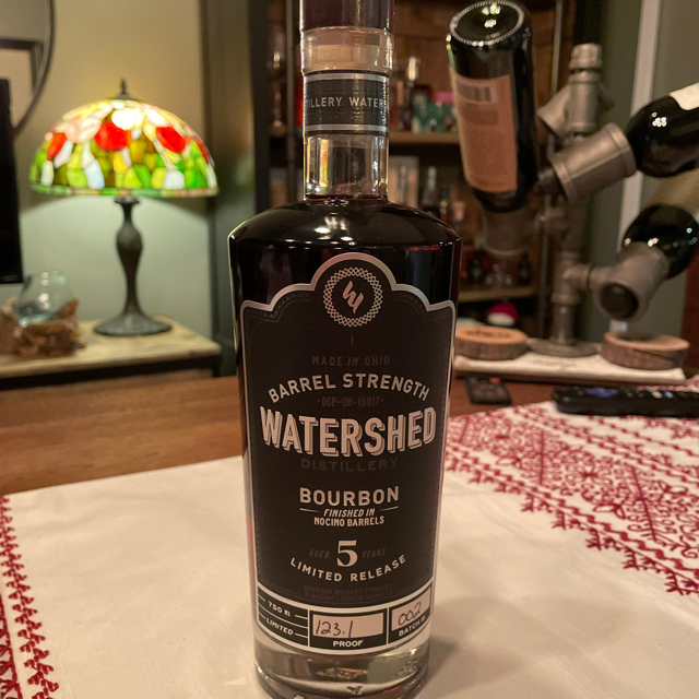 Barrel strength watershed finish in nocino barrels 5 limited release