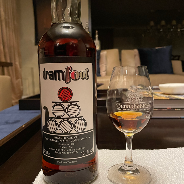 Dramfool Bruichladdich 29 Year Sherry Hogshead