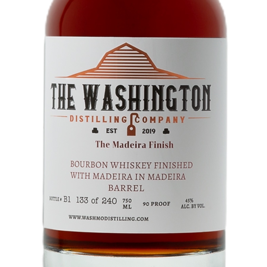 The Washington Distilling Company - Bourbon Whiskey Finished With Madeira In Madeira Barrel