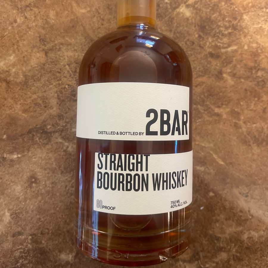 2Bar Straight Bourbon Whiskey