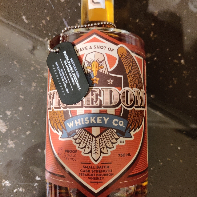 Freedom Cask Strength Straight Bourbon