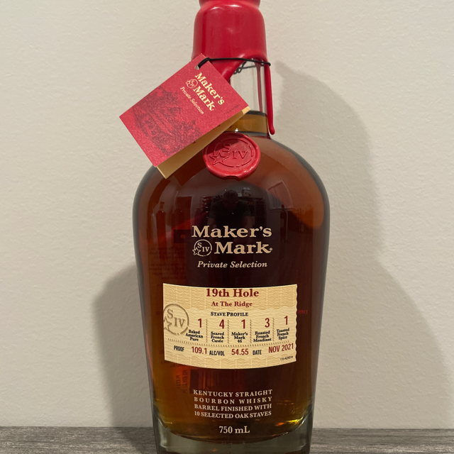 Maker's Mark Private Selection (19th Hole, At the Ridge, Nov 2021)