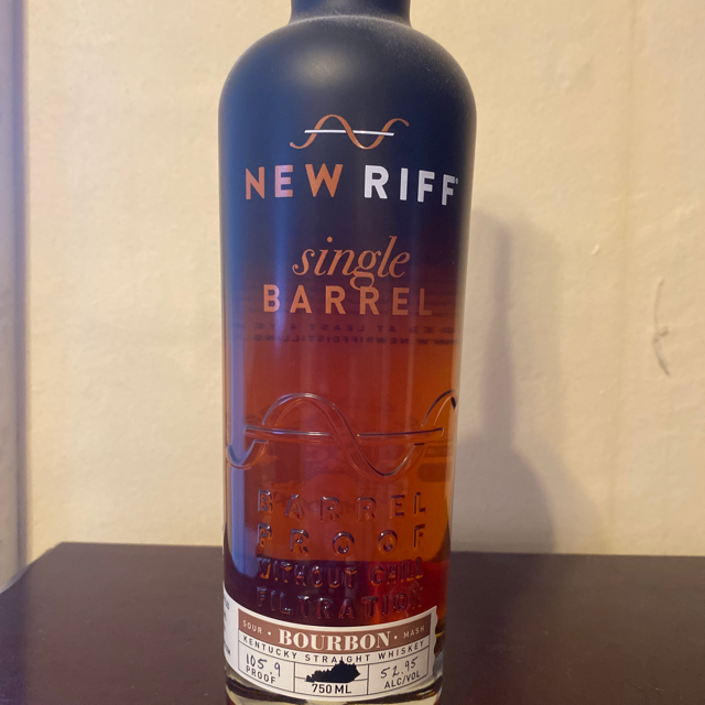 New Riff Single Barrel Bourbon 17-0535 Riffpick Thunder