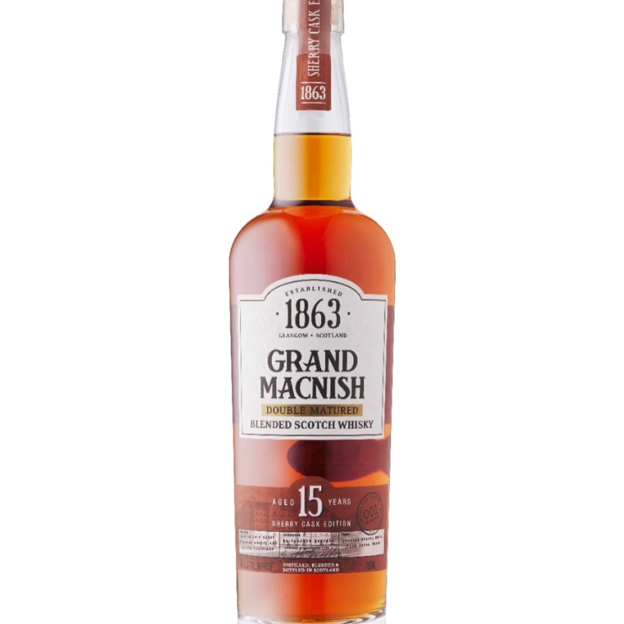 Grand MacNish 15 Year Double Matured Sherry Cask Scotch Whisky